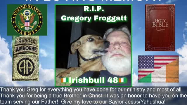 R.I.P. Special Tribute To Sgt. Greg Froggatt