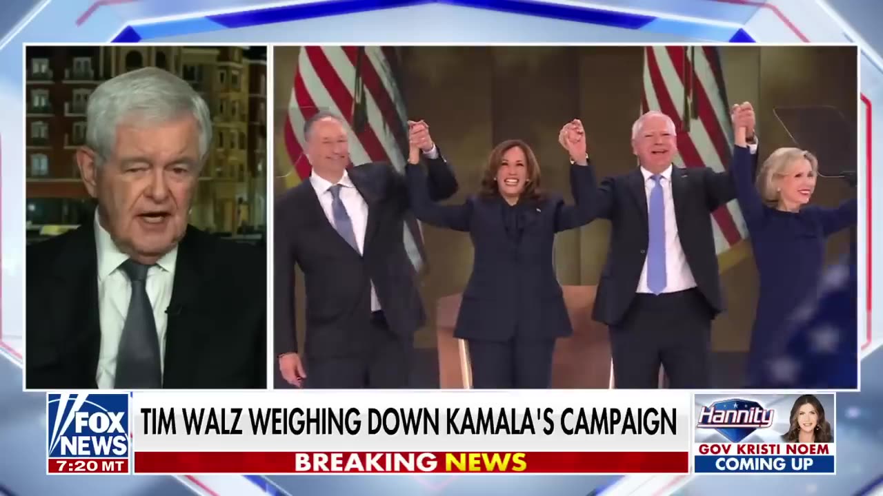 Newt Gingrich: Kamala Harris is beginning to ‘crumble’