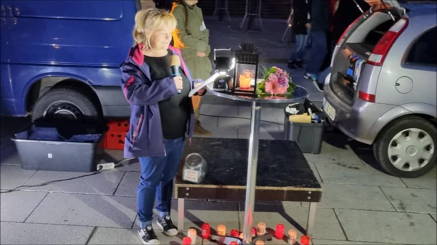 60. MAHNWACHE - BAUTZEN, 28 03 2022 - Offenes Bürgermikrofon, 2 Redebeiträge