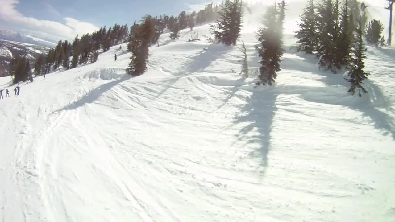 Runaway Ski Patrol Sled