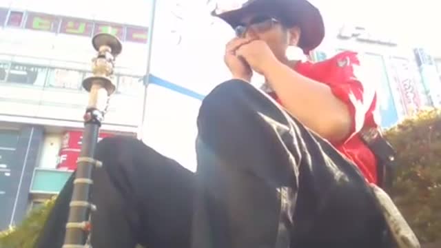 埼玉県和光市駅前ライブ。ともぞう