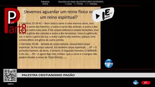 Palestra Cristianismo Pagão Part8..3 de 5 (Lecture Pagan Christianity Part8..3 of 5)