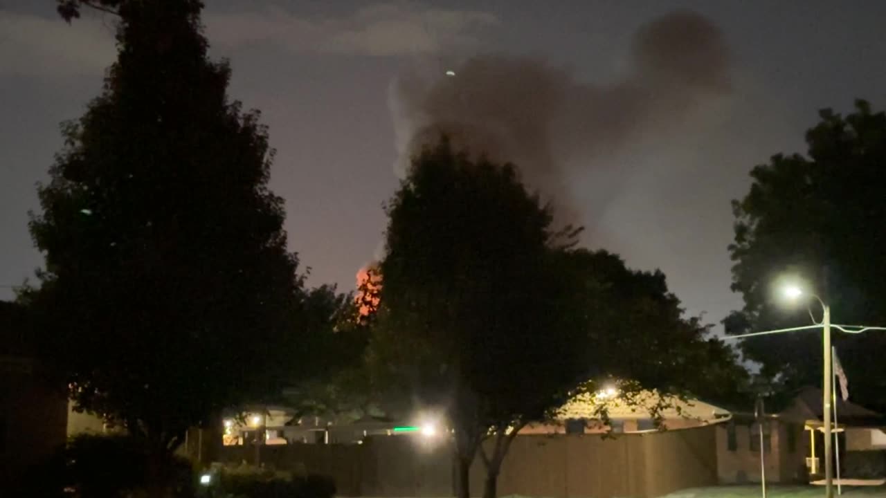 Paint Plant Explosion in Garland, Texas