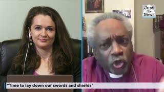 Bishop Michael Curry says it's "time to lay down our swords and shields"