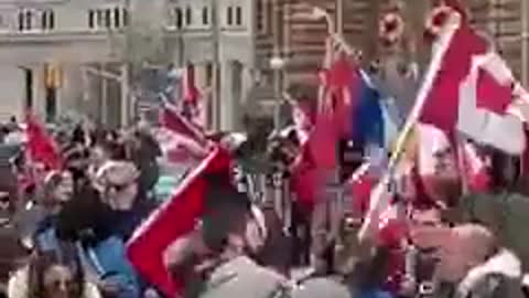 Today in Ottawa. We're not going away.