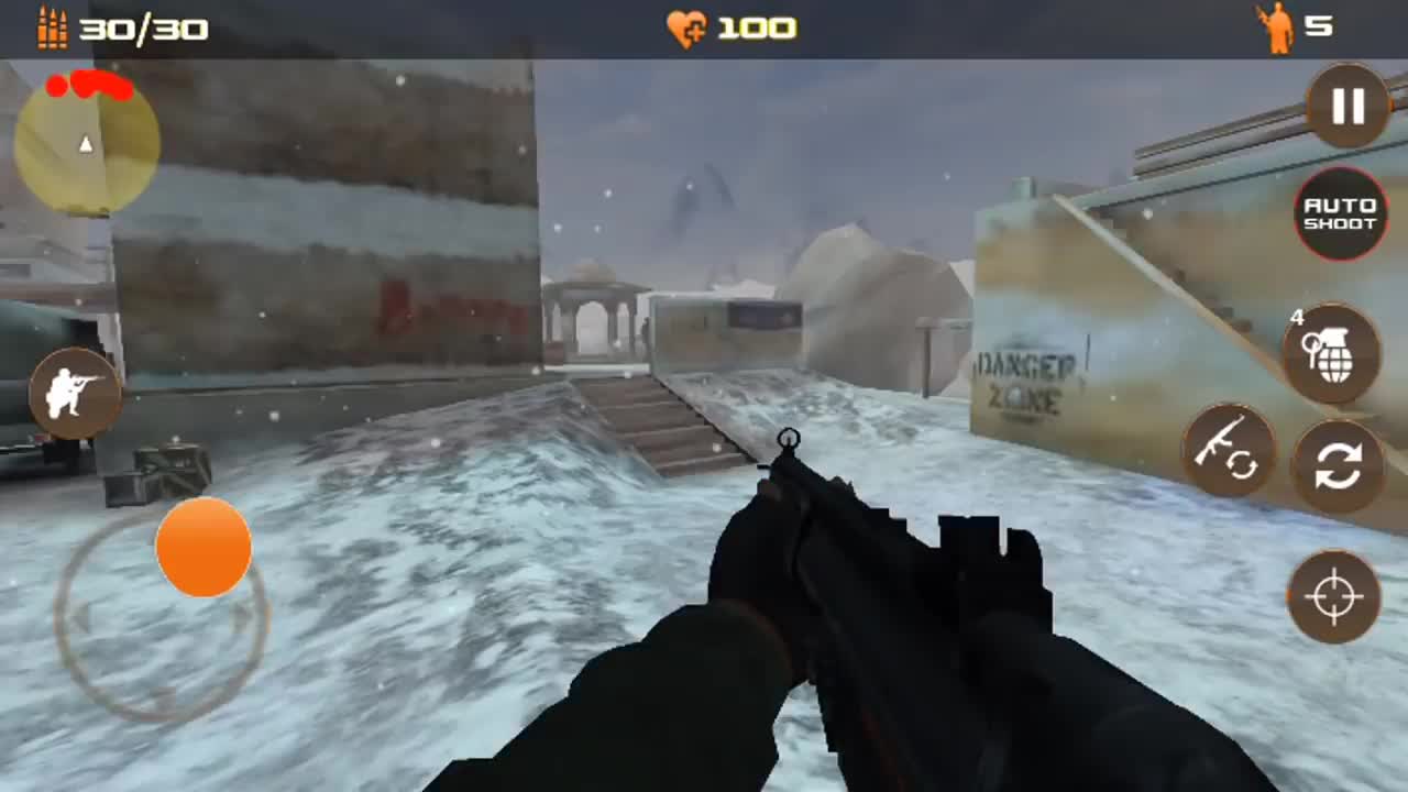 Rules of Modern World War Winter FPS Shooting Game