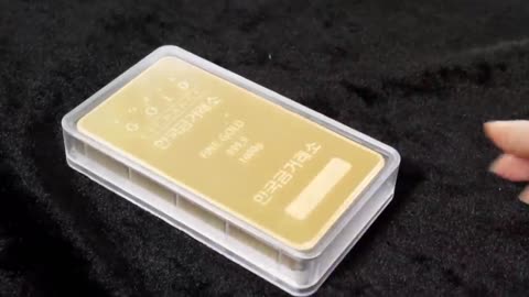 process of making 99.99_ pure gold bars to a very satisfactory level.exchange(720P_60FPS)