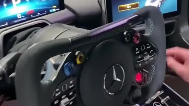 Function configuration display of luxury sports car