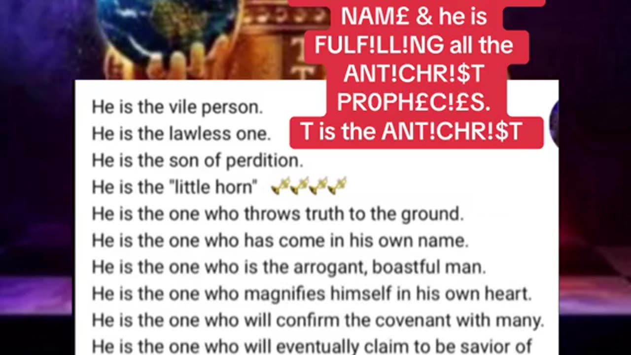 President Trump ~ The Antichrist Candidate ?!?! MONOTONE MAN 👨