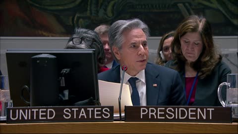 Secretary Antony Blinken's remarks at a UN Security Council Session on Artificial Intelligence