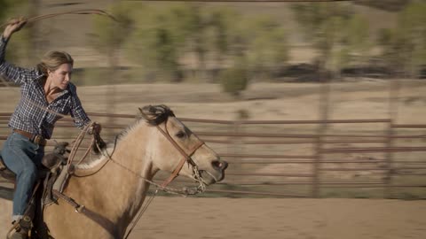 Horse Camp: Roping Scene