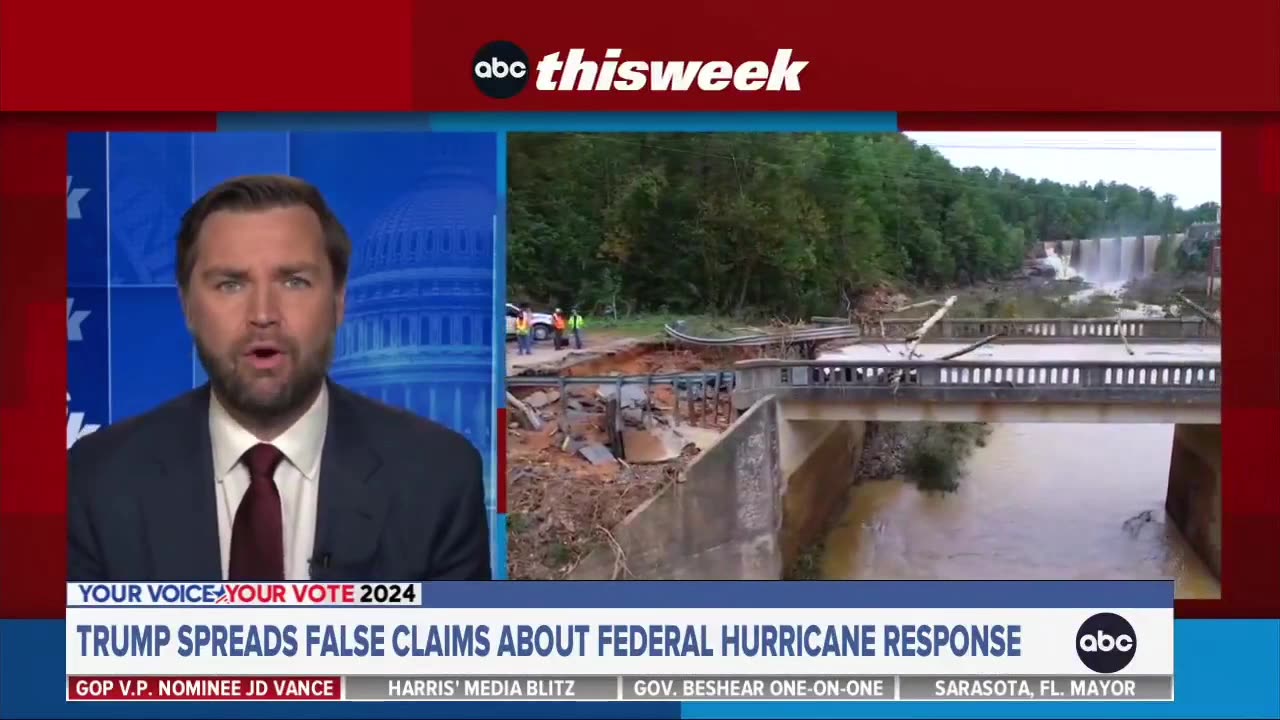 Vance Calls Out Biden and Harris for Incompetent Response to Hurricane Milton and Florida Tornados