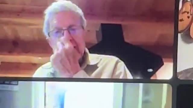 Almost 5 minutes of picking his nose…