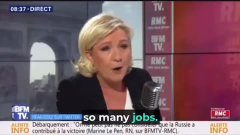 Marine Le Pen: “Donald Trump & Vladimir Putin put the interests of their nations first & foremost"