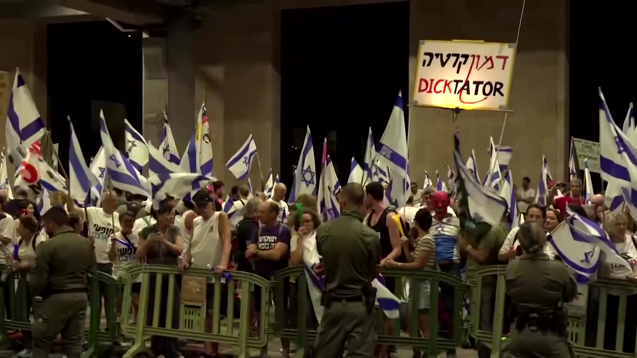 Thousands protest Israeli overhaul on Rosh Hashanah