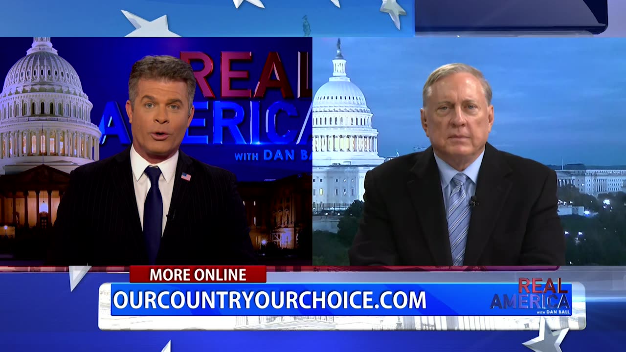 REAL AMERICA -- Dan Ball W/ Col. Doug Macgregor, 11/21/23