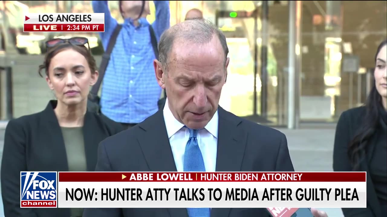 Hunter Biden attorney on guilty plea He 'put his family first'