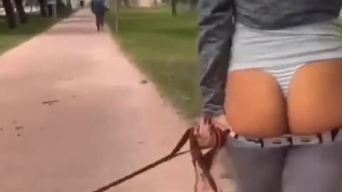 Thong Mooning in Public Compilation