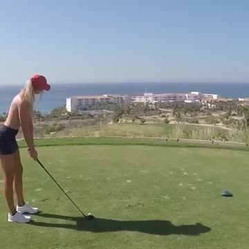 Golfing by the ocean #golf #golfer #ocean #beautiful #swing #driver #green #fairway #hit #shot #club