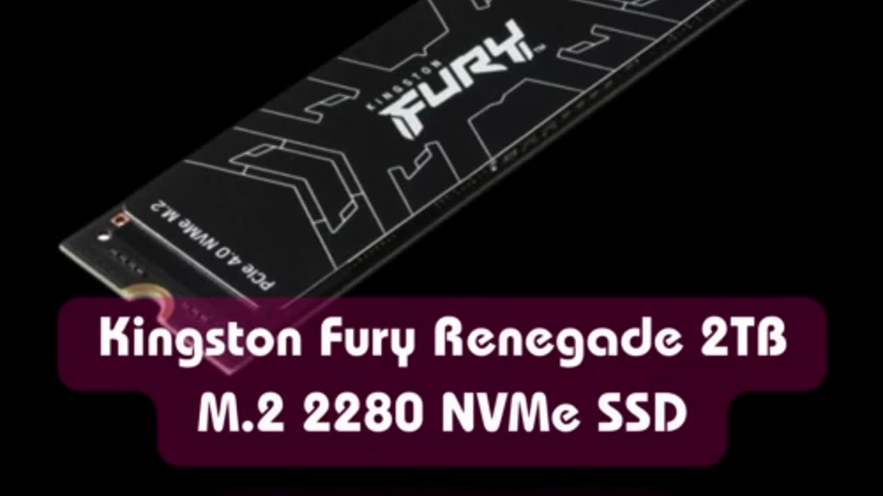 Kingston Fury Renegade 2TB M.2 2280 NVMe SSD just £121.82 👇🔥🔥