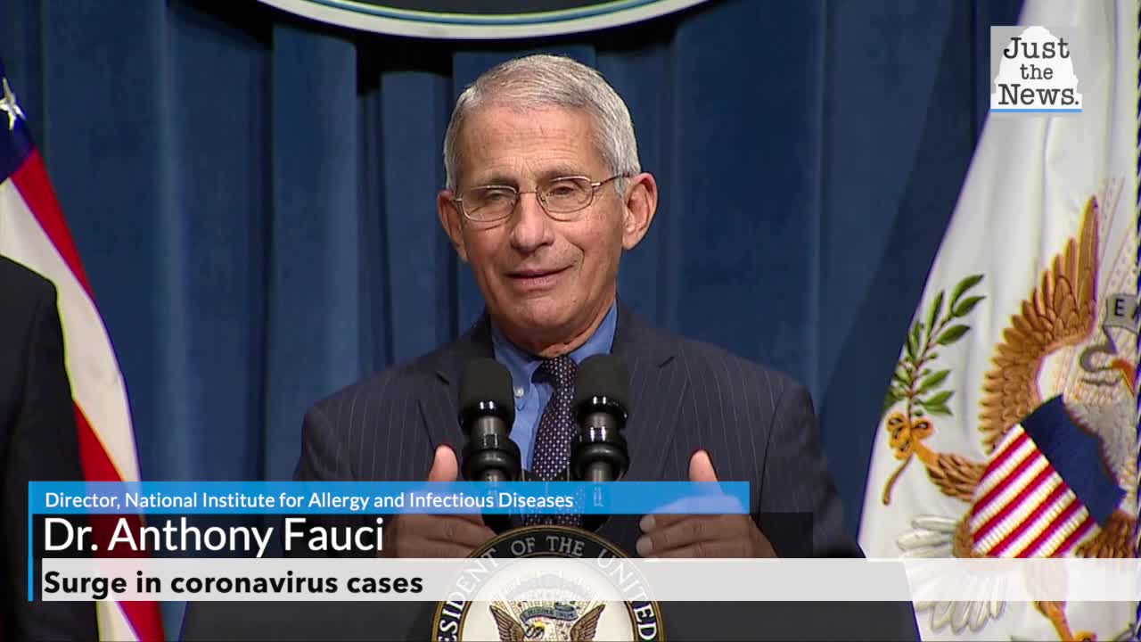 Dr. Fauci talks about the surge in cases