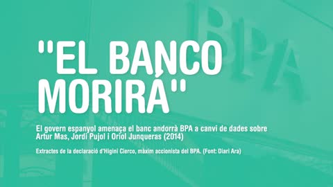 El gobierno español amenaza al banco andorrano BPA