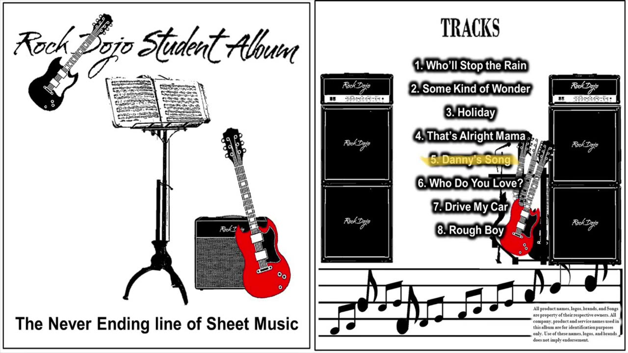 Rock Dojo Student Album #9 “N.E.L.S.”: Danny’s Song (Loggin’s and Messina cover) Track 5