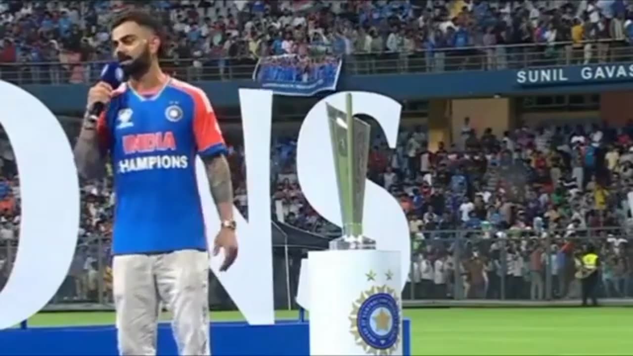 T20 World Cup 2024 Felicitation - Virat Kohli interview