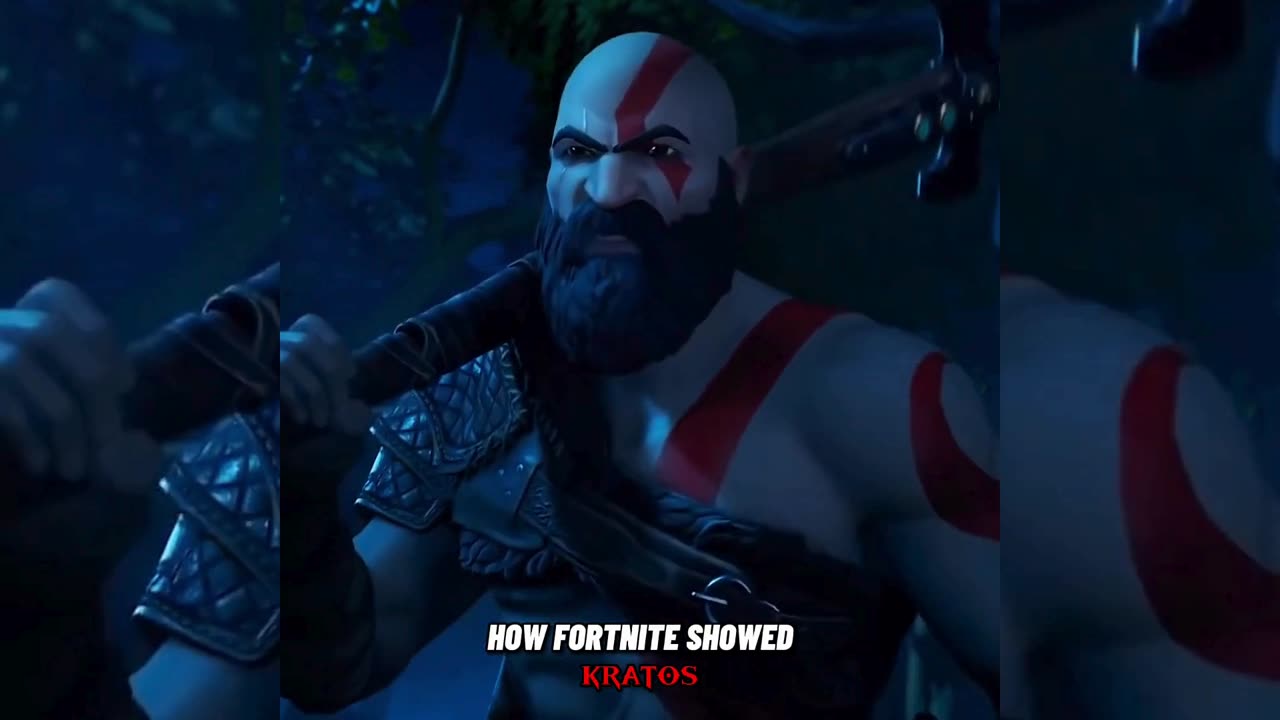 Kratos in Fortnite vs Mortal Kombat...