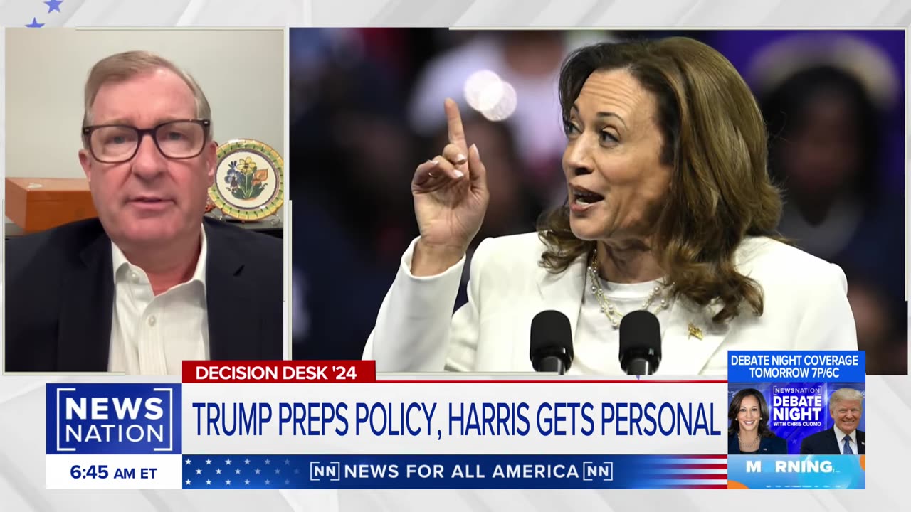 Harris has 'large mountain to climb' ahead of Tuesday debate: GOP debate coach | Morning in America