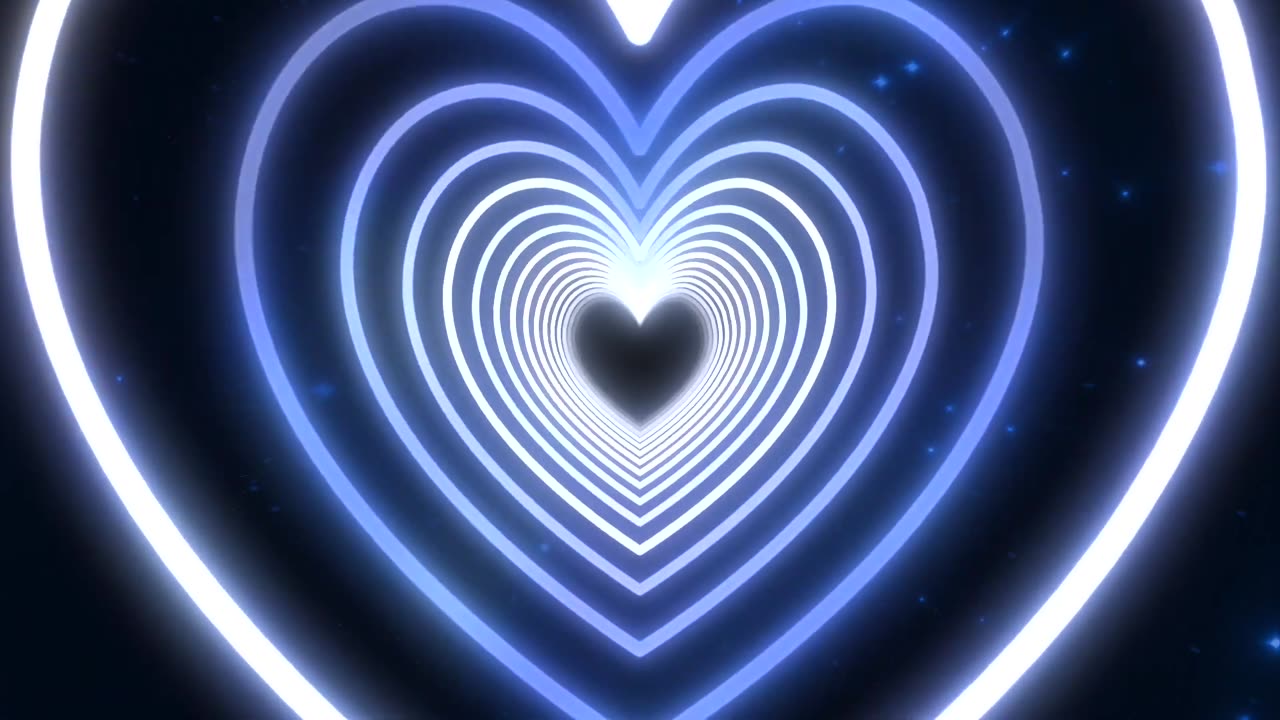 478. Bg Animation💙Blue Heart Background Heart