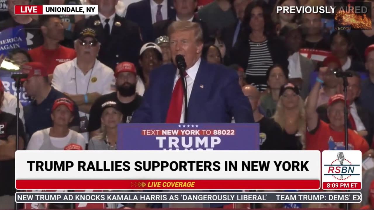 President Trump Rally Uniondale New York Sept 18 2024