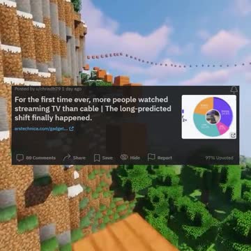 For the first time ever more people watched streaming TV than cable