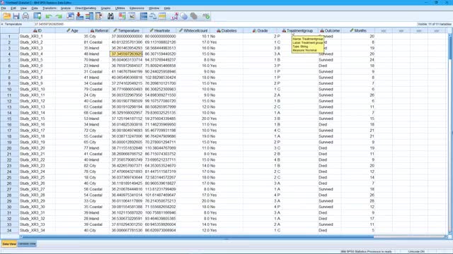 How to import data to SPSS software