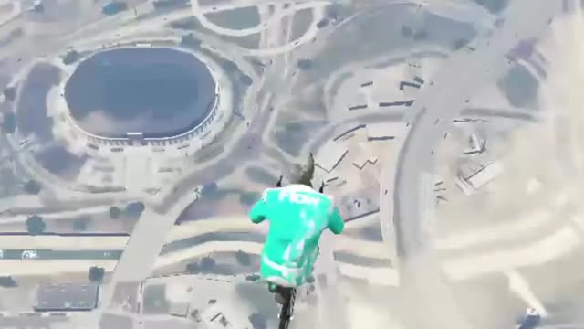 FLYING CYCLING IN GTA V ONLINE | NO PROMOTION |