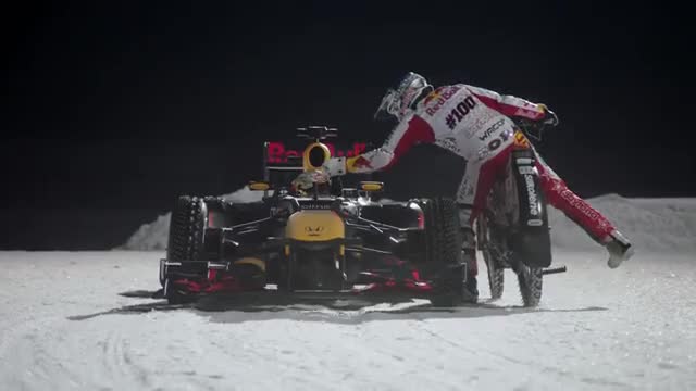 F1 Car on Ice