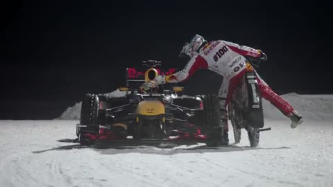 F1 Car on Ice