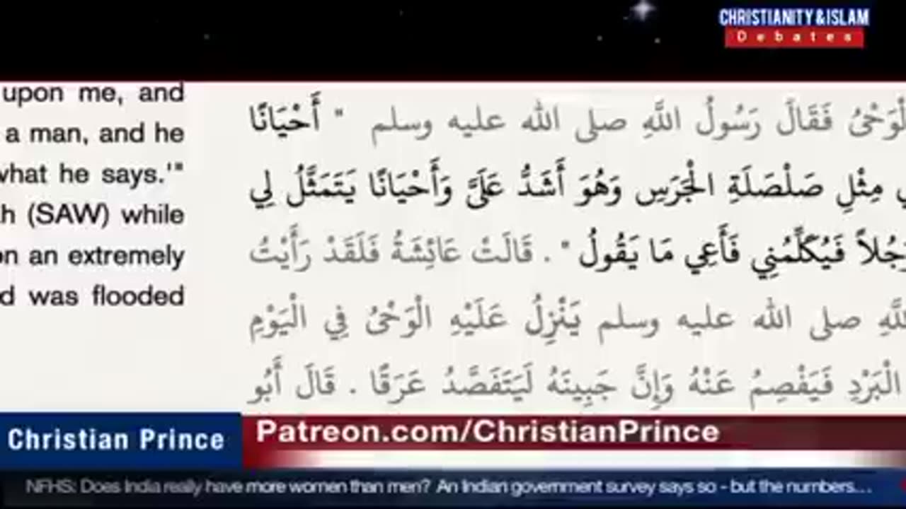 The Reason why Prophet Mohammad won't Talk to People Christian Prince