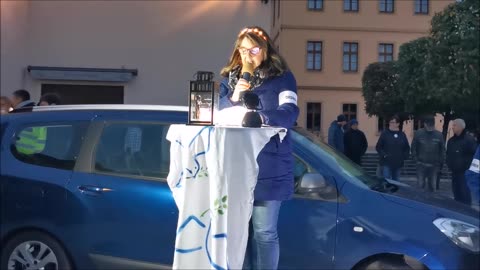 Frühsexualisierung DORIT, ESA - Werbung VEIT - BAUTZEN, Kornmarkt, 16 10 2023, 141. MAHNWACHE 🕊