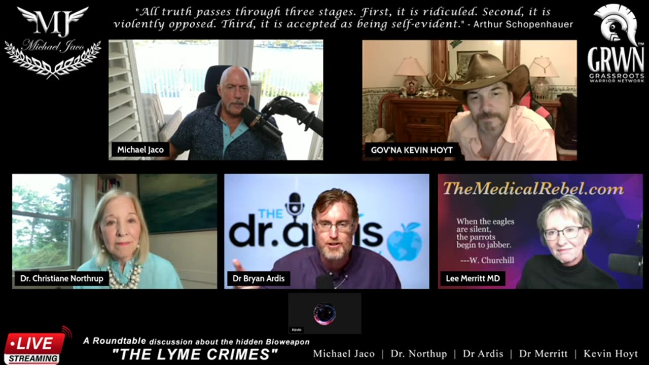 A Roundtable discussion about the hidden Bioweapon: "THE LYME CRIMES"