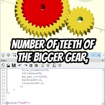 OpenScad: Gear Library Details
