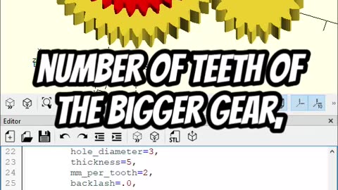 OpenScad: Gear Library Details