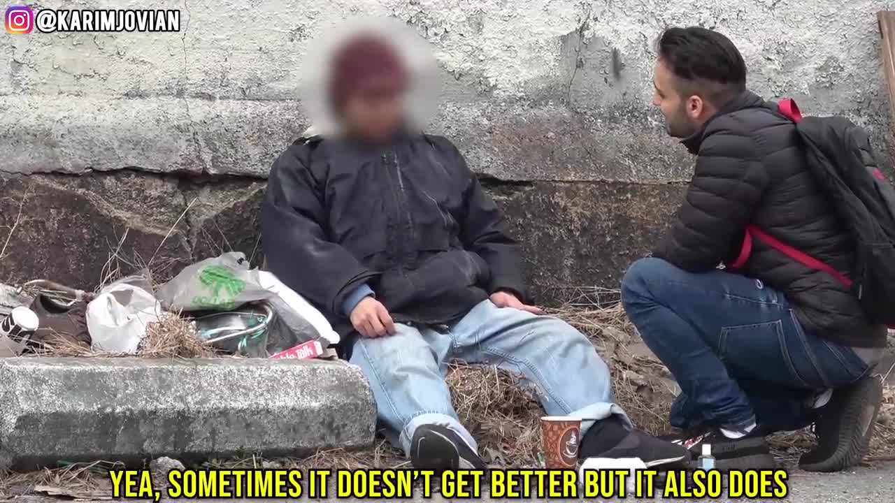 Homeless Man with a Heartbreaking Sign