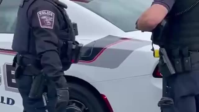 Man gets arrested for putting a Biden "I did that" sticker on a gas station in northern California