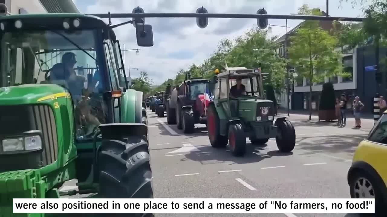 Dutch farmers got support from millions citizens _ Dutch farmers’ protest _ No farmers, no food