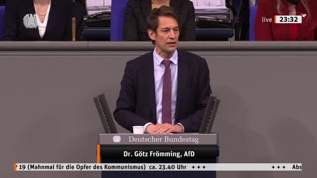 Dr. Götz Frömming Rede vom 17.03.2022 - Mahnmal für die Opfer des Kommunismus