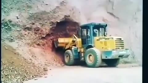 Failed operation in tunnel excavation