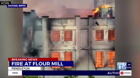 Oregon USA Another Food Processing Plant up in Flames 🔥