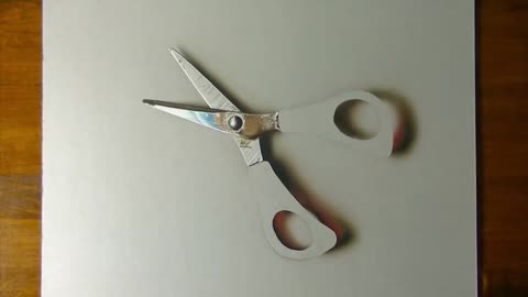 Draw The Shape On The Scissors Lock