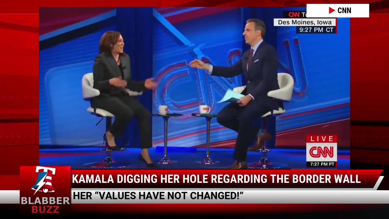 Kamala Digging Her Hole Regarding The Border Wall